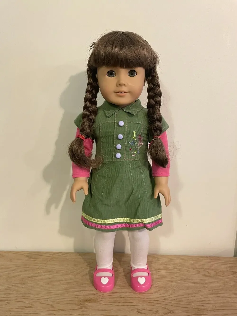 VTG 18” Pleasant Co. American Girl Doll “Molly McIntire” w Replacement Clothing